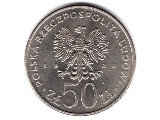 POLSKA. 50 zł 1981. Gen. Władysław Sikorski.