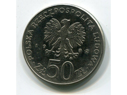 POLSKA. 50 złotych 1982. Król Bolesław III Krzywousty.