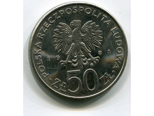 POLSKA. 50 złotych 1981. Król Bolesław II. Śmiały.